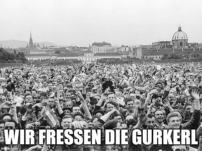 Wir fressen die Gurkerl